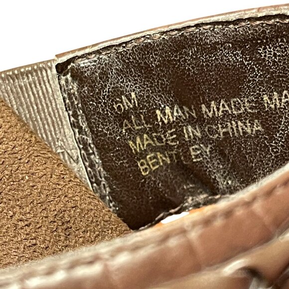 White Mountain Womens Size 6 Bentley Brown Braided Toe Post Sandals - Picture 7 of 7